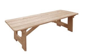 Скамья из сосны без спинки 100x35