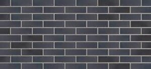 Плитка клинкерная TERRAMATIC KORO BLACK AB 7203, 240мм*71мм*14мм, черная, короед.