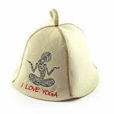 Шляпа "I love YOGA"