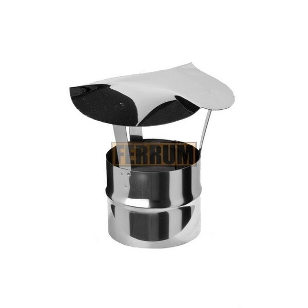 Зонт ф115 мм нержавейка от компании Магазин "Все печи KZ" - фото 1