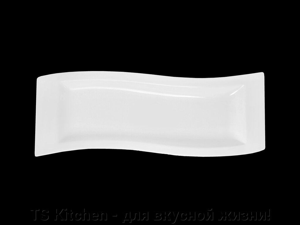 Блюдо прямоугольное 33 см Royal White TU0161 / TUDOR от компании TS Kitchen - для вкусной жизни! - фото 1