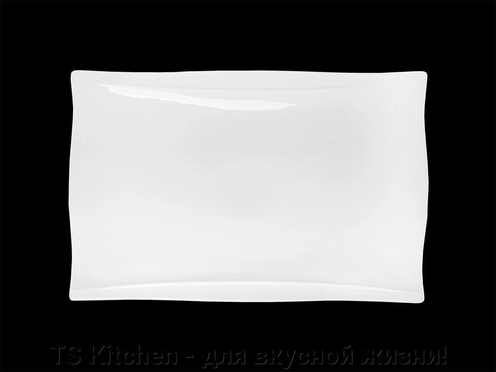 Блюдо прямоугольное 36х25 см Royal White TU1894-2 / TUDOR от компании TS Kitchen - для вкусной жизни! - фото 1