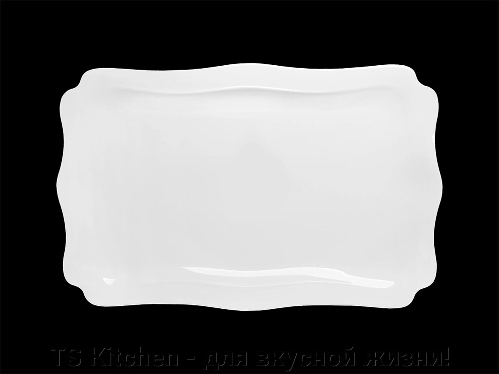 Блюдо прямоугольное 36х25 см Royal White TU1896-2 / TUDOR от компании TS Kitchen - для вкусной жизни! - фото 1