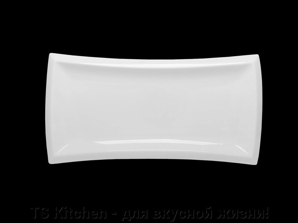 Блюдо прямоугольное 37,5 см Royal White TU0138-1 / TUDOR от компании TS Kitchen - для вкусной жизни! - фото 1