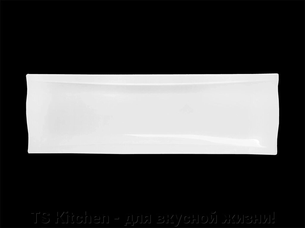Блюдо прямоугольное узкое 470х160 мм Royal White TU1895 / TUDOR от компании TS Kitchen - для вкусной жизни! - фото 1