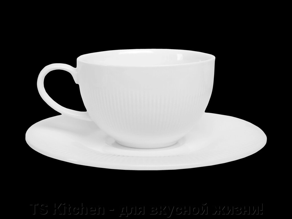 Чайная пара (чашка + блюдце) 240 мл Royal Lance TUC2882 / TUDOR от компании TS Kitchen - для вкусной жизни! - фото 1