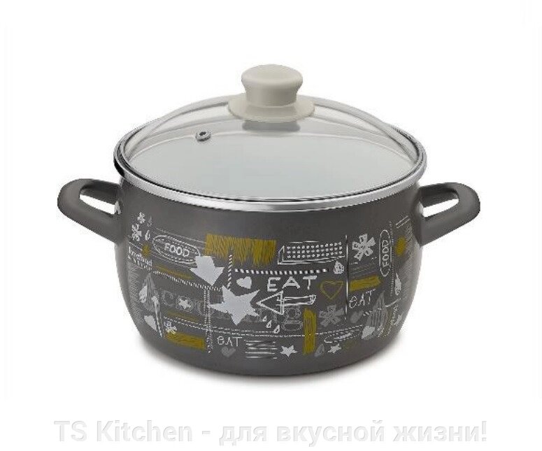 Кастрюля эмалированная  Melissa 2,4 л (IH24MLSSDL) Inhouse от компании TS Kitchen - для вкусной жизни! - фото 1