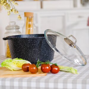 Кастрюля универсальная Гранит 10,0 литров TS Kitchen (TS-G07 10.0G)