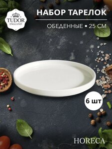 Тарелка обеденная 25 см HORECA TU3306 (набор 6шт) TUDOR