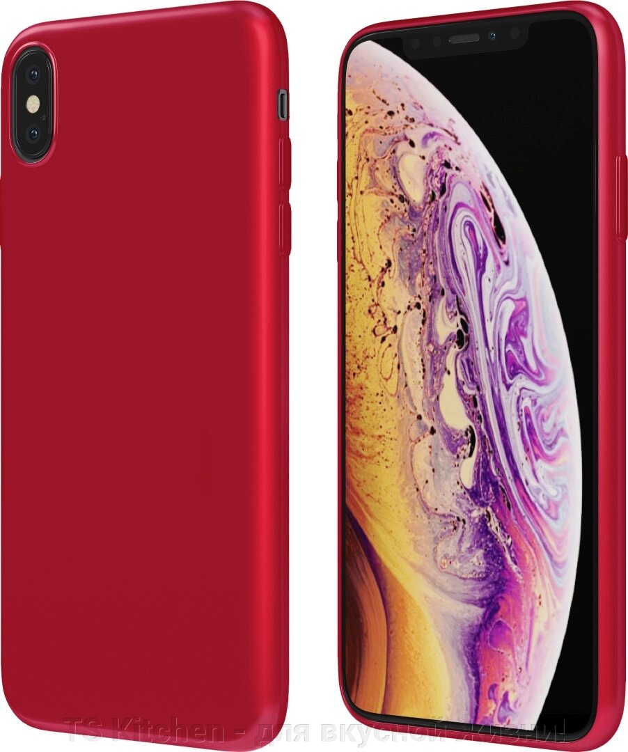 Чехол vipe vpipxsmaxcolred (для apple iphone XS max, color. красный) - Казахстан