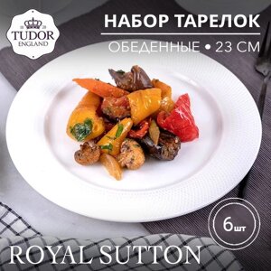 Тарелка обеденная 23 см Royal Sutton TU2081-3 (набор 6шт) TUDOR в Алматы от компании TS Kitchen - для вкусной жизни!