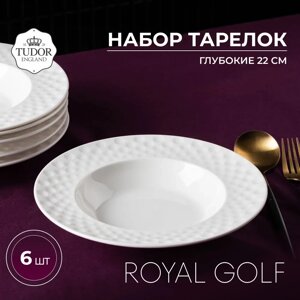 Тарелка глубокая 22 см Royal Golf TU3540 (набор 6 шт) /TUDOR