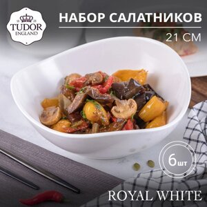 Салатник 21 см Royal White TU9999-1 (набор 6шт) TUDOR в Алматы от компании TS Kitchen - для вкусной жизни!