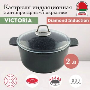 Кастрюля Diamond Induction 2.0л (D08 2.0G)/Victoria в Алматы от компании TS Kitchen - для вкусной жизни!