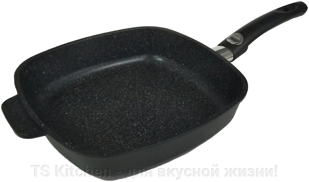 Сковорода квадратная Diamond Induction 26*26 см со съемной ручкой (D050026) Victoria от компании TS Kitchen - для вкусной жизни! - фото 1