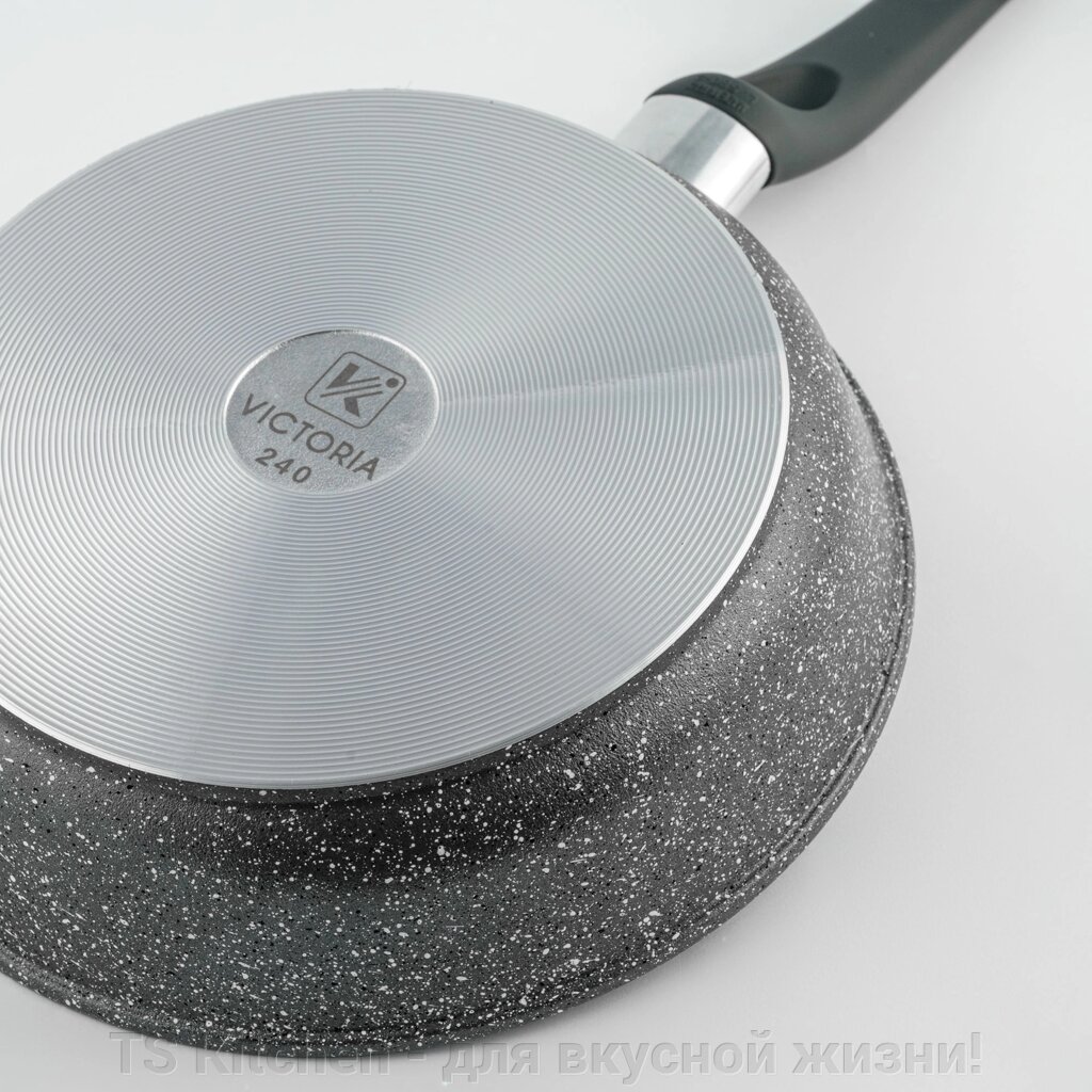 Сковорода Мрамор 24см Grey (MR0024GR)/Victoria от компании TS Kitchen - для вкусной жизни! - фото 1