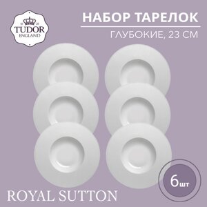 Тарелка глубокая 23 см Royal Sutton TU1977-1 (набор 6шт) TUDOR