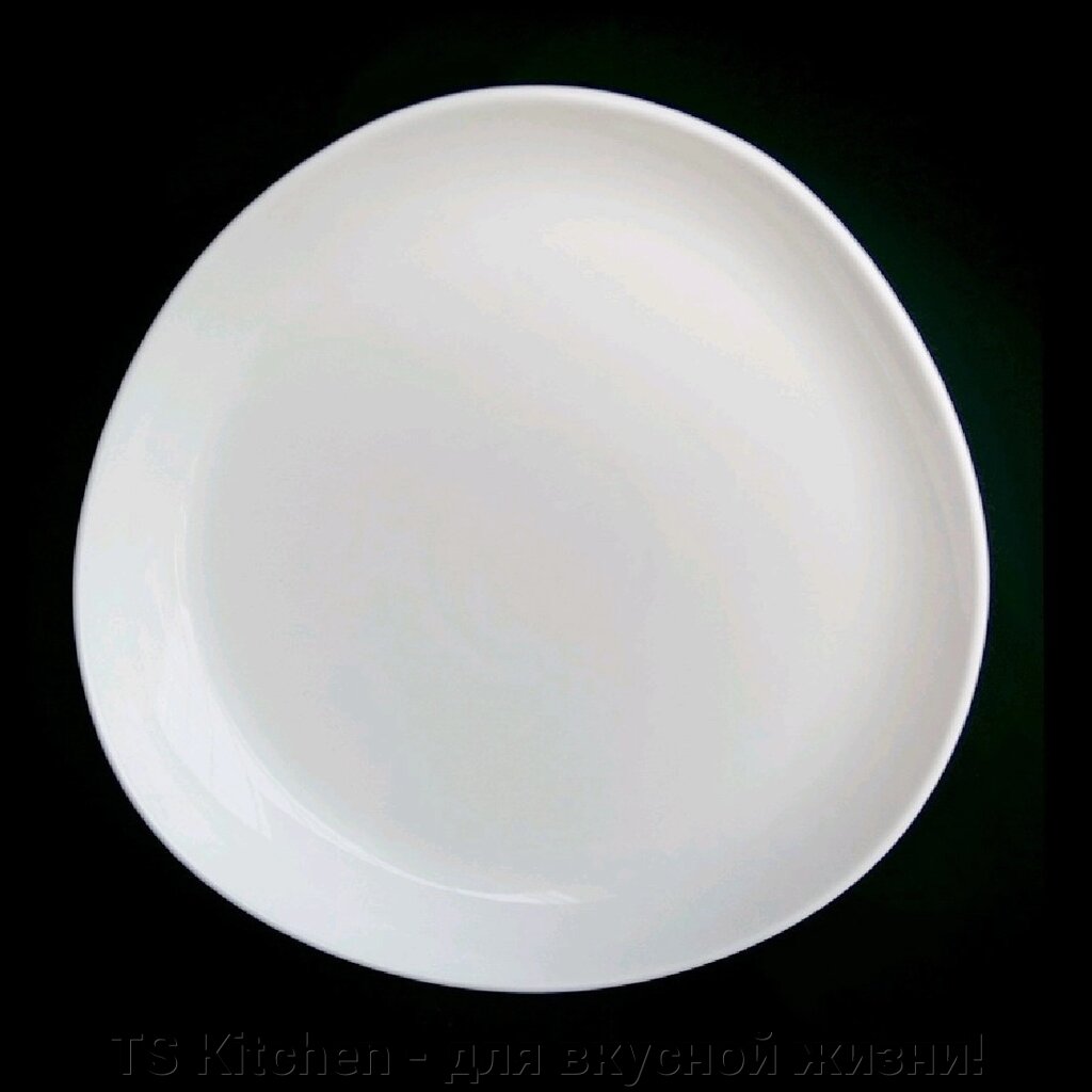 Тарелка обеденная 25 см Royal White TU1992-1 / TUDOR от компании TS Kitchen - для вкусной жизни! - фото 1