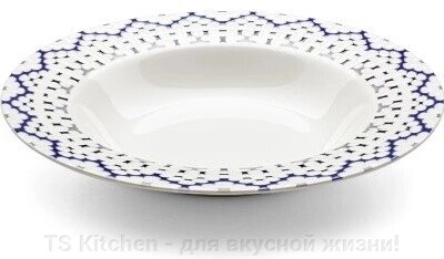 Тарелка суповая Glaze Blue 21,7 см GLB-06/APOLLO от компании TS Kitchen - для вкусной жизни! - фото 1