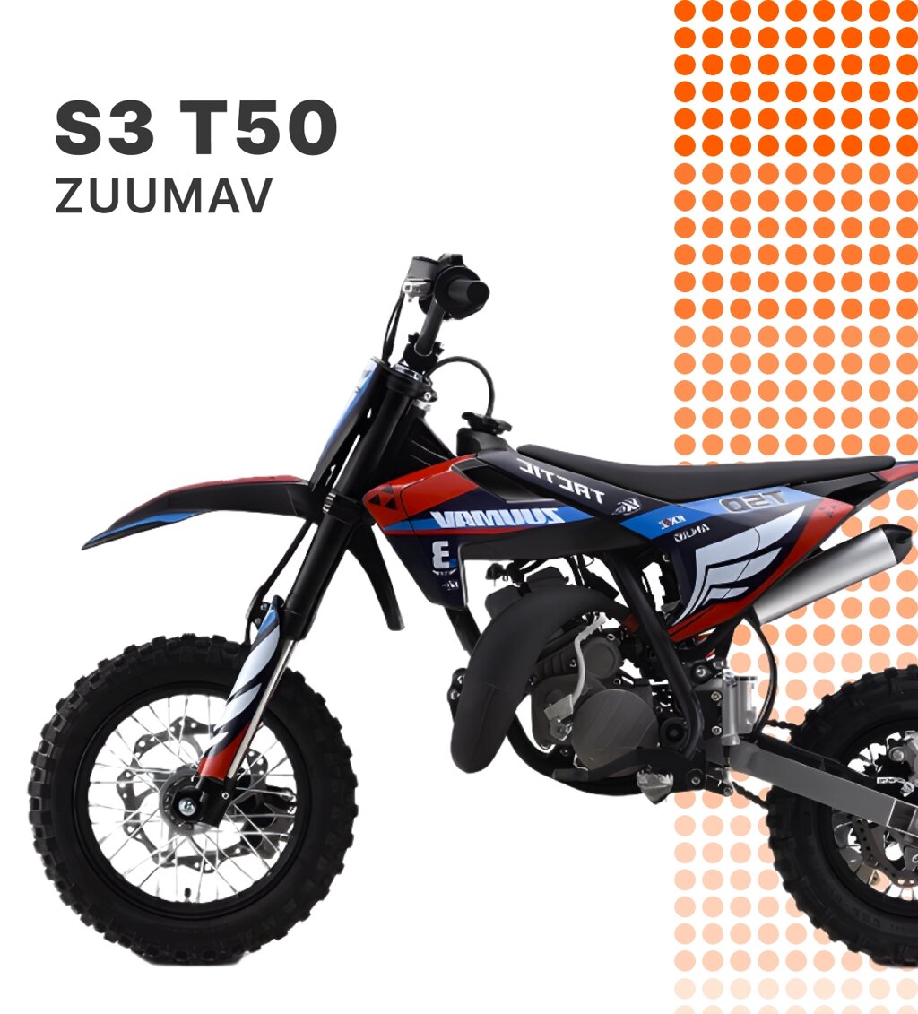 МОТОЦИКЛ ZUUMAV S3 T50 ENDURO (БЕЗ ПТС) от компании Wild Riders - фото 1