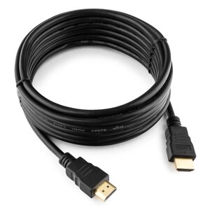 Кабель HDMI Cablexpert CC-HDMI4-15, 4.5м, v2.0, 19M/19M, черный, позол. разъемы, экран, пакет