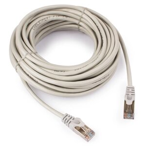Патч-корд FTP Cablexpert PP22-10m кат. 5e, 10м, литой, многожильный (серый)