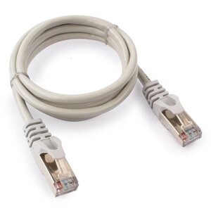 Патч-корд FTP Cablexpert PP22-1m кат. 5e, 1м, литой, многожильный (серый)
