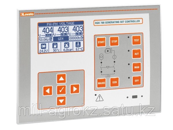 Выносной контроллер управления с дисплеем Lovato RGK800RD от компании ТОО "МИЛЛ-АГРО КАЗАХСТАН" - фото 1
