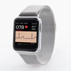 Профессиональные кардио-часы с автоматическим измерением давления Health Watch Pro №5 (стальной)