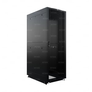 19" Напольный серверный шкаф NTSS ПРОЦОД 47U PC 800х1200 мм, передняя дверь перфорация, задняя дверь распашная двойная