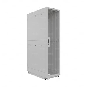 19" Напольный серверный шкаф NTSS ПРОЦОД PC 42U 600х1200 мм, передняя дверь перфорация, задняя дверь распашная двойная