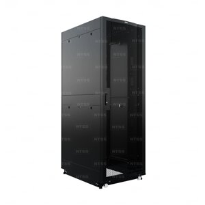 19" Напольный серверный шкаф NTSS ПРОЦОД PC 42U 800х1070 мм, передняя дверь перфорация, задняя дверь распашная двойная