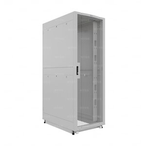 19" Напольный серверный шкаф NTSS ПРОЦОД PC 42U 800х1200 мм, передняя дверь перфорация, задняя дверь распашная двойная