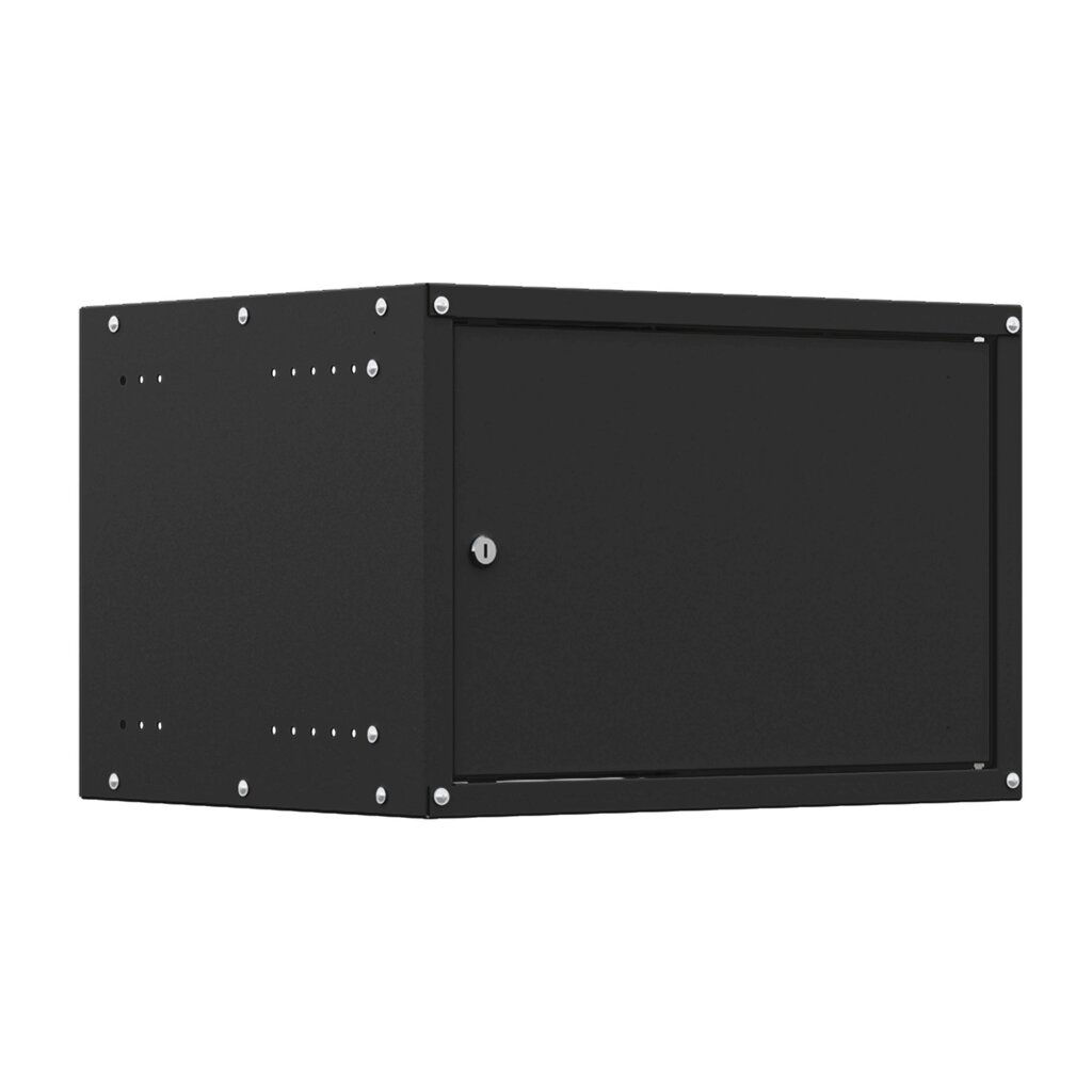 19'' Настенный телекоммуникационный шкаф NTSS LIME 9U 550x600x500 мм, дверь глухая металл, боковые стенки не съемные, от компании ТОО Alfaopt KZ - фото 1