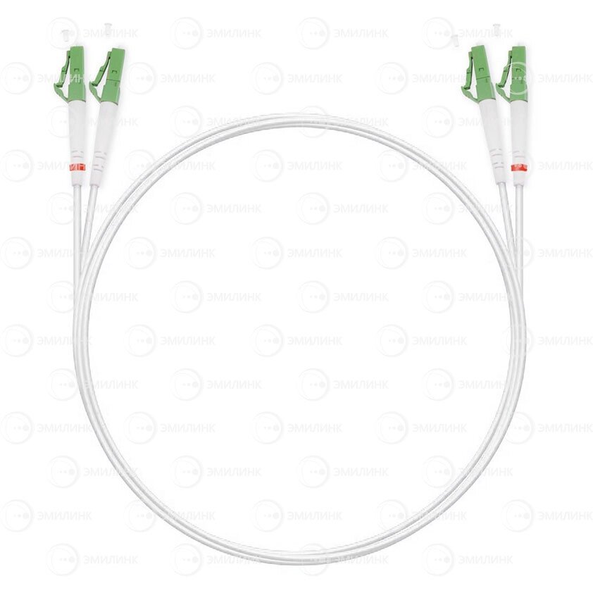 Армированный шнур оптический dpc LC/APC-LC/APC 9/125 3.0мм 20м LSZH (патч-корд) от компании ТОО Alfaopt KZ - фото 1