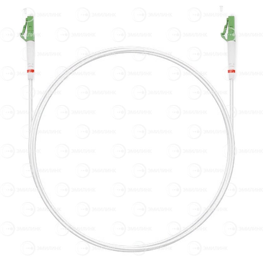 Армированный шнур оптический spc LC/APC-LC/APC 9/125 3.0мм 20м LSZH (патч-корд) от компании ТОО Alfaopt KZ - фото 1