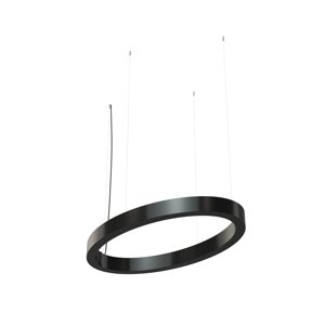 Дизайнерский светодиодный светильник Geniled Art Oval Line Uplight 500x250 h60 w60 4000К 90Ra Черный