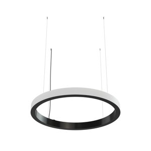 Дизайнерский светодиодный светильник Geniled Art Ring Outlight d500 h60 w50 4000К 90Ra Черный
