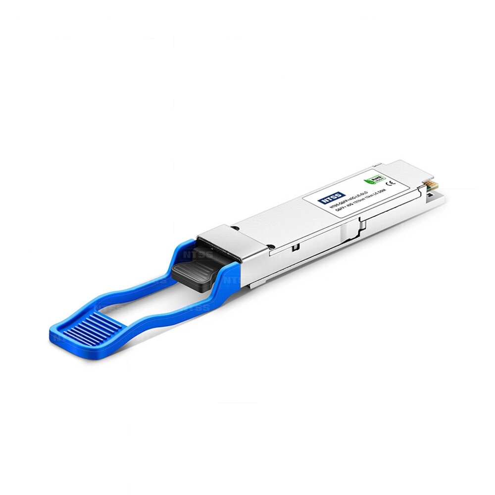 Двухволоконный модуль NTSS QSFP+, 40 Гбит/с, разъём LC, длина волны O-диапазон, дальность до 10 км, ОБ 4дБ, DDM от компании ТОО Alfaopt KZ - фото 1