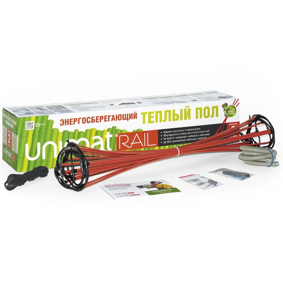 Комплект теплого пола UNIMAT RAIL-0100 M от компании ТОО Alfaopt KZ - фото 1