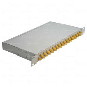 Кросс 19" NTSS premium, предсобранный 1U, 32 порта ST/UPC, 50/125 мкм OM3