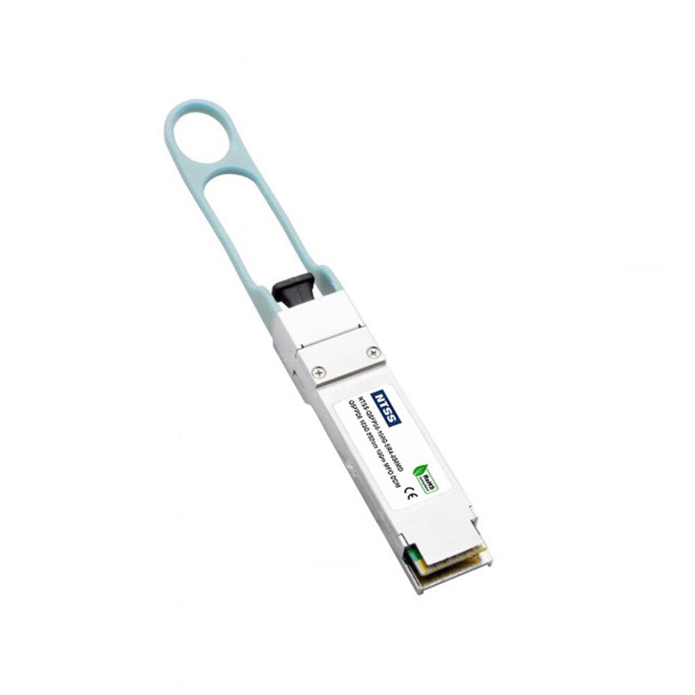 Модуль NTSS QSFP28, 103 Гбит/с, разъём MPO, рабочая длина волны 850нм, MM, дальность до 100м, DDM от компании ТОО Alfaopt KZ - фото 1