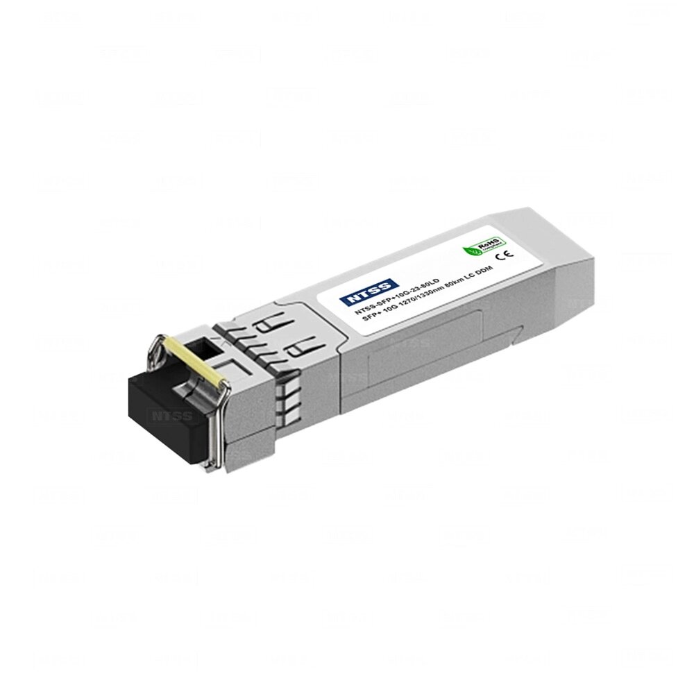 Одноволоконный модуль NTSS SFP+, WDM, 10 Гбит/с, разъём LC, рабочая длина волны (передача/прием) 1270/1330 нм, SM, от компании ТОО Alfaopt KZ - фото 1