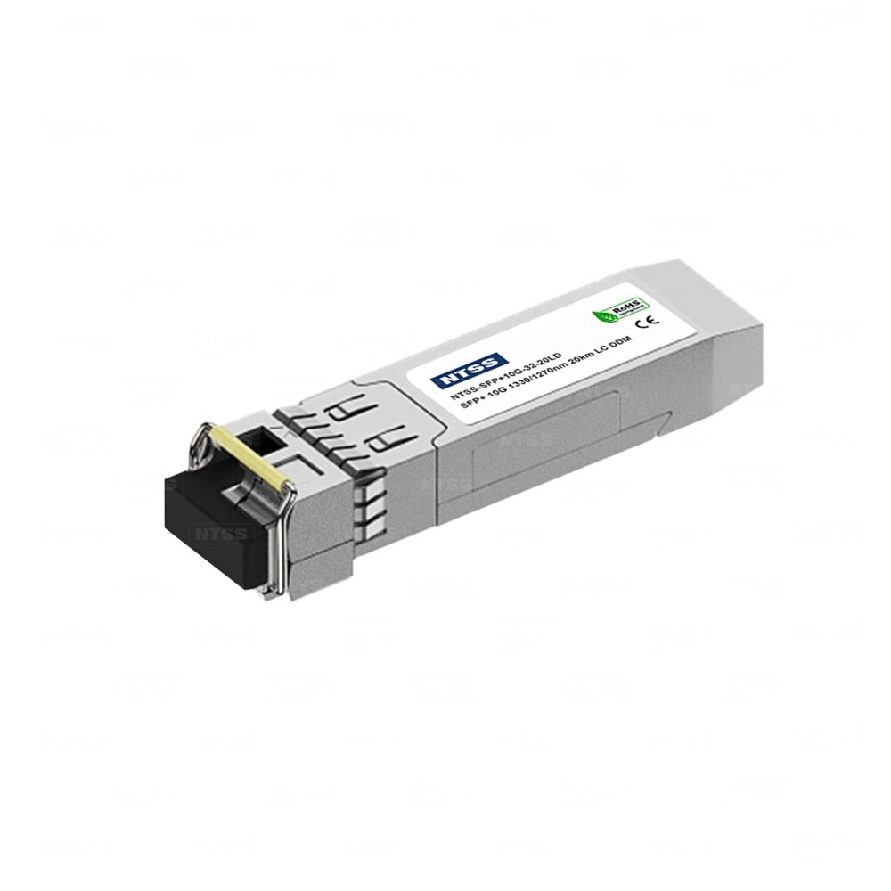 Одноволоконный модуль NTSS SFP+, WDM, 10 Гбит/с, разъём LC, рабочая длина волны (передача/прием) 1330/1270 нм, SM, от компании ТОО Alfaopt KZ - фото 1