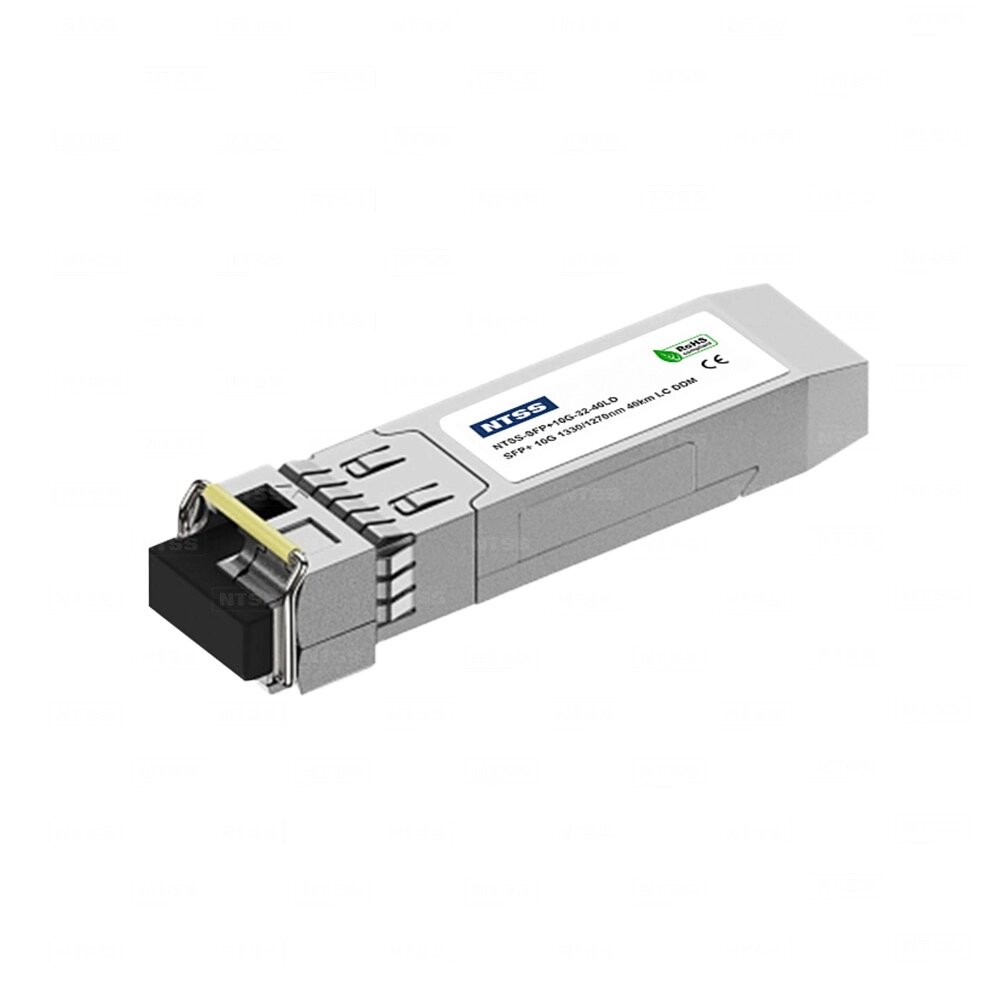 Одноволоконный модуль NTSS SFP+, WDM, 10 Гбит/с, разъём LC, рабочая длина волны (передача/прием) 1330/1270 нм, SM, от компании ТОО Alfaopt KZ - фото 1