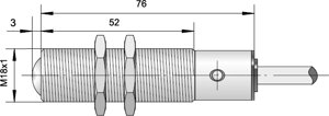 Оптический барьерный датчик ВБО-М18-76У-9112-С