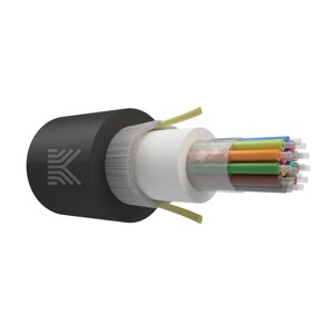 Оптический кабель Дроп-круглый 16 волокон 1 кН SM 9/125 G. 657. A1 с центральной трубкой упрочняющей силовой элемент