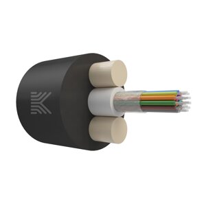 Оптический кабель Дроп-круглый 16 волокон 4 кН SM 9/125 G. 657. A1 полиэтилен с центральной трубкой усилен