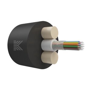 Оптический кабель Дроп-круглый 16 волокон 5 кН SM 9/125 G. 657. A1 полиэтилен с центральной трубкой усилен