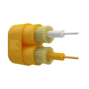 Оптический кабель распределительный Breakout, 9/125 G. 652. D, 2 волокна, 3 мм, для внутренней прокладки, LSZH